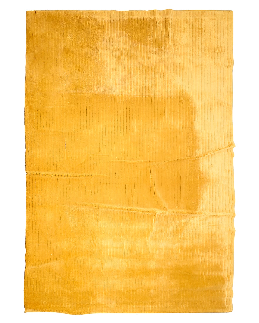 A Contemporary rug: A Contemporary rug Late 20th/early 21st century With tag: OTTOMAN MAIS Wool and linen 12 ft. 6 in. x 8 ft. 11 in. approximately