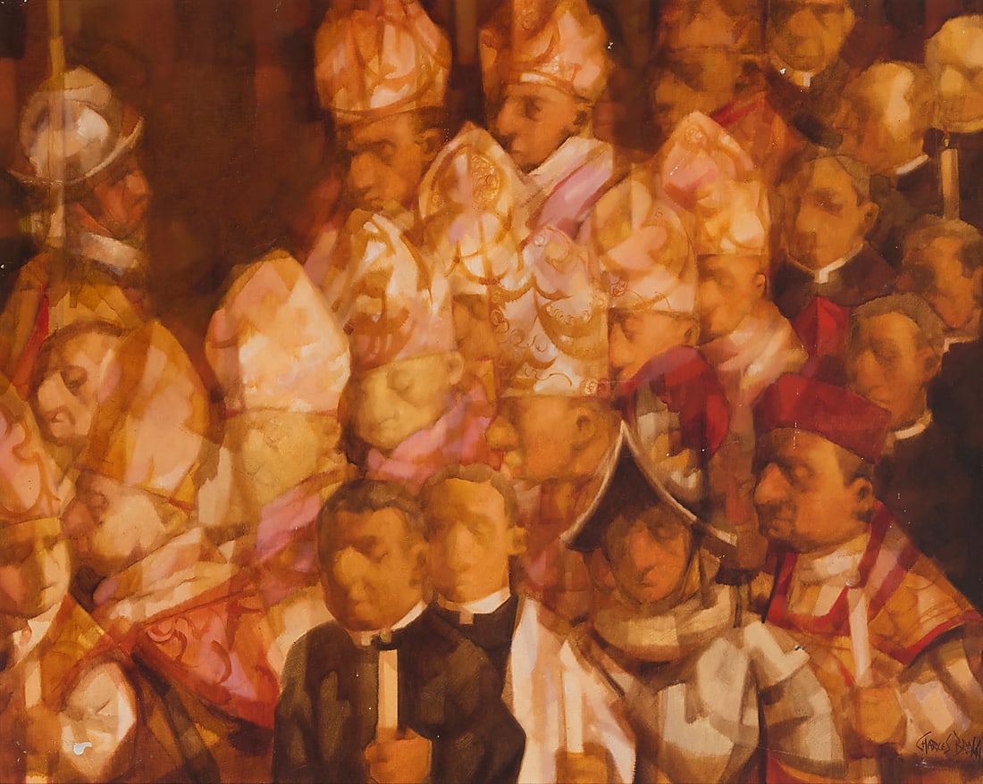Charles Bragg (1931-2017), "Procession" (1 of 5)