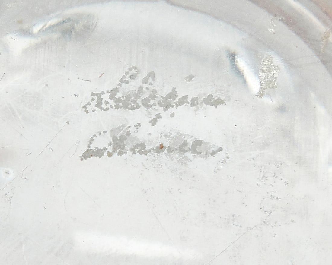 Five Lalique glass table items - 6