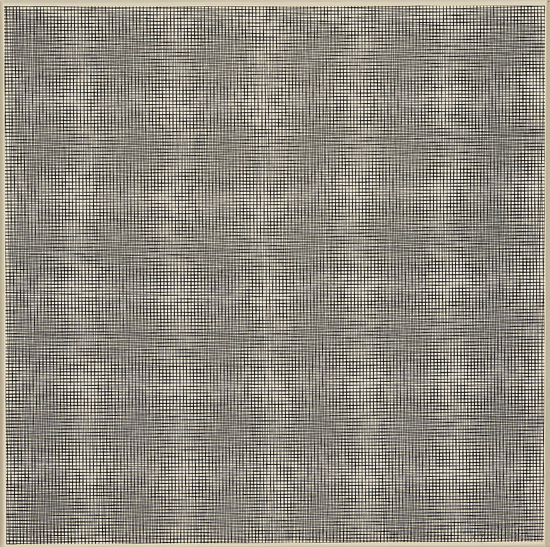 François Morellet (1926-2016), Grid composition, circa 1950s (1 of 8)