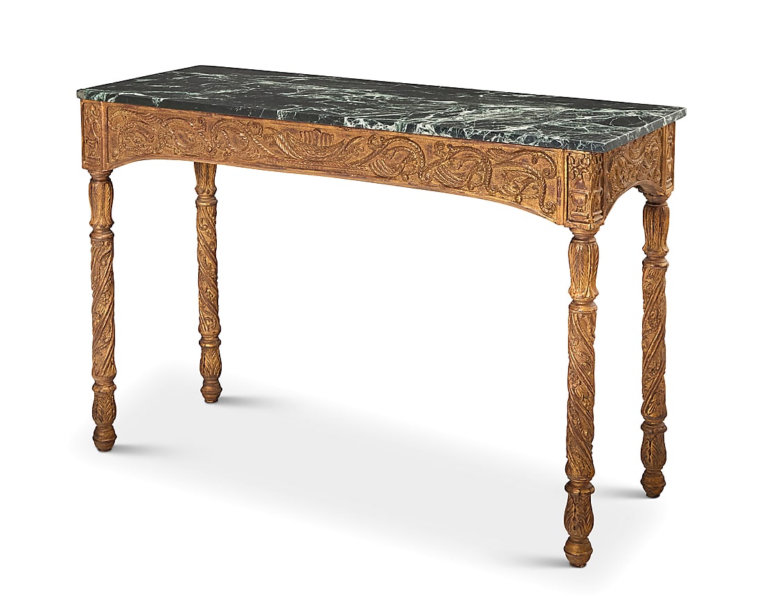An Italian Neoclassical style giltwood table (1 of 6)