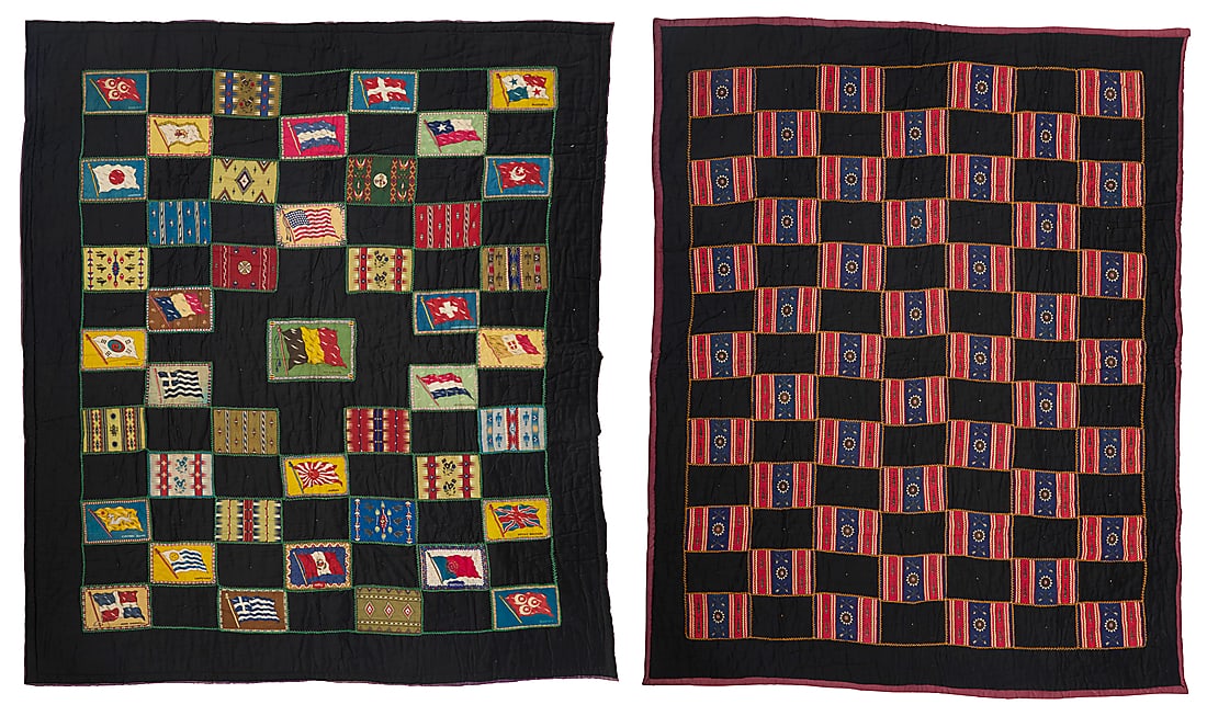 Two American tobacco felt quilts (1 of 7)