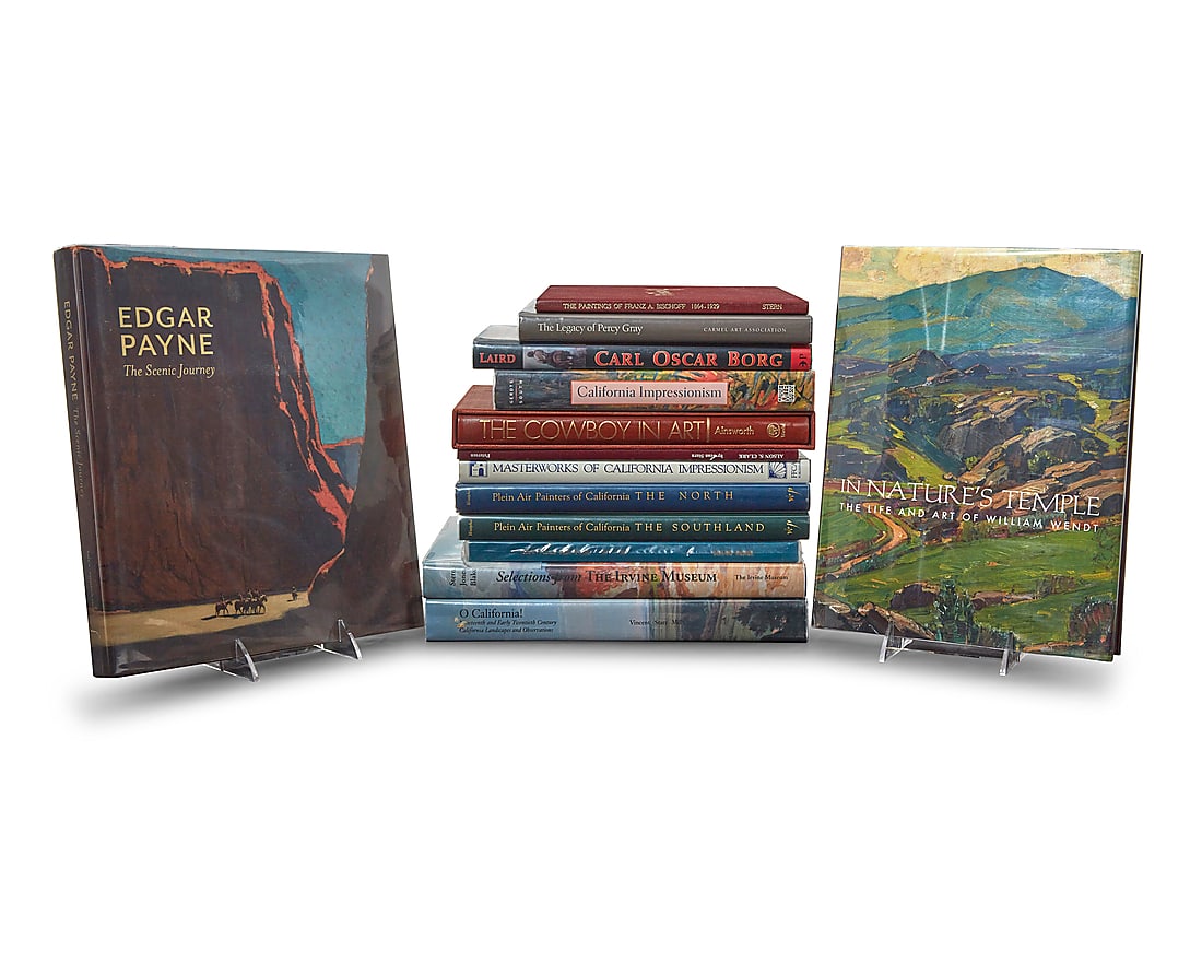 A group of fourteen California fine art books (1 of 2)