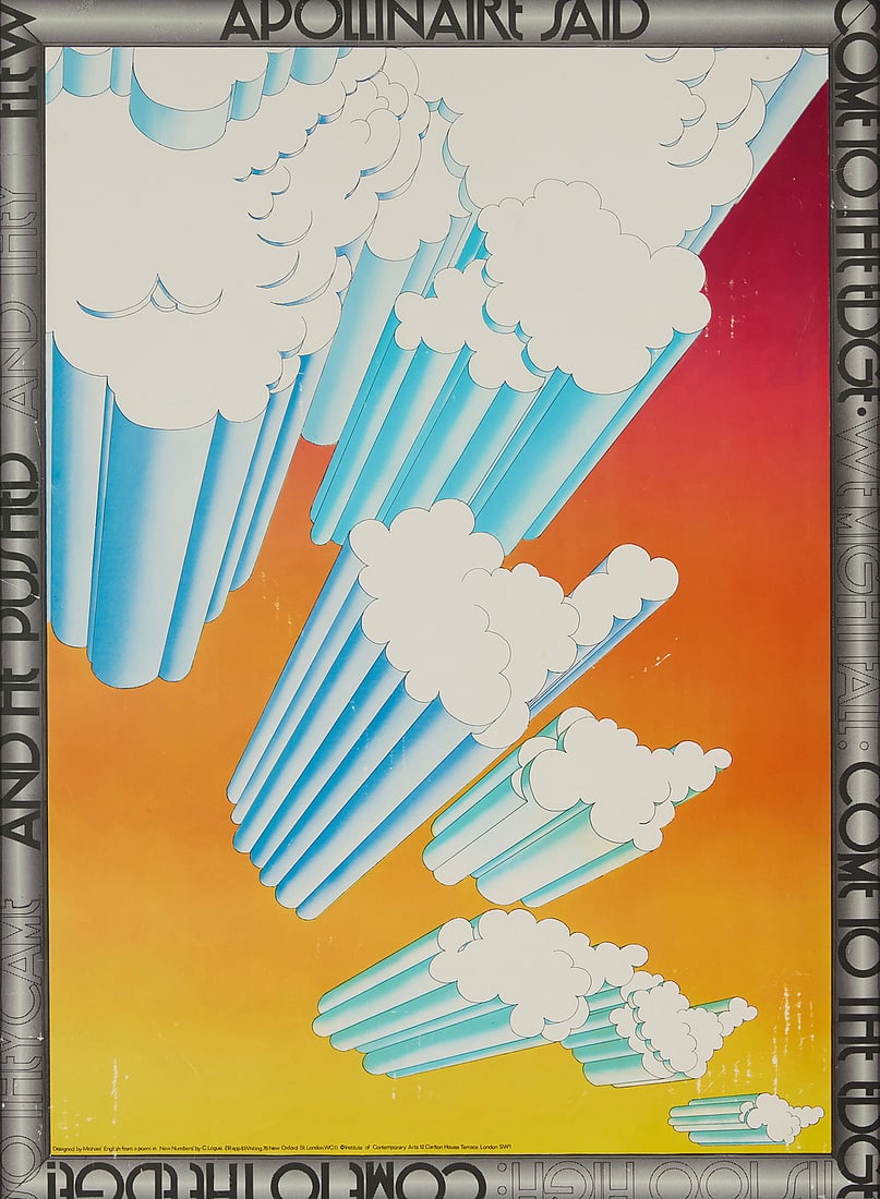 An exhibition poster for "Apollinaire Said: Institute of Contemporary Arts, London, England" (1 of 5)