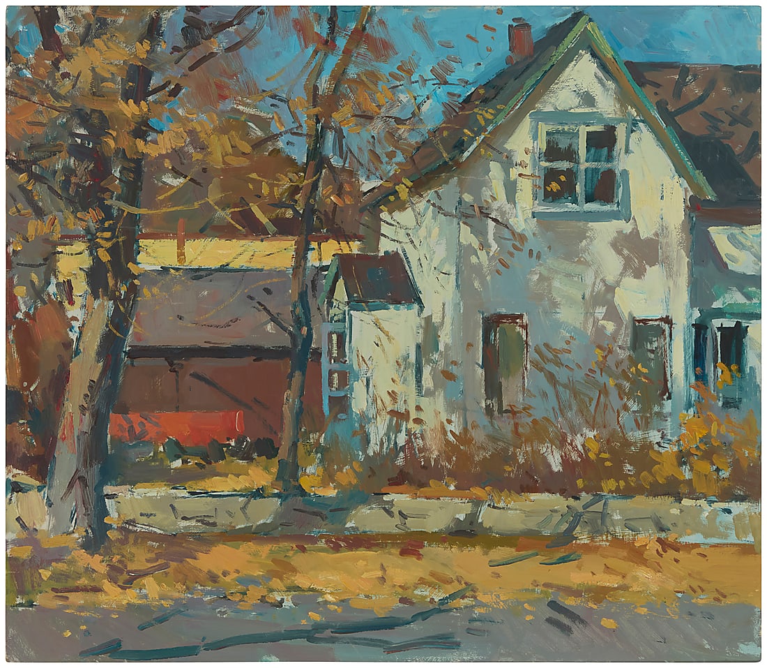 Sergei Bongart (1918-1985), A white house (1 of 3)