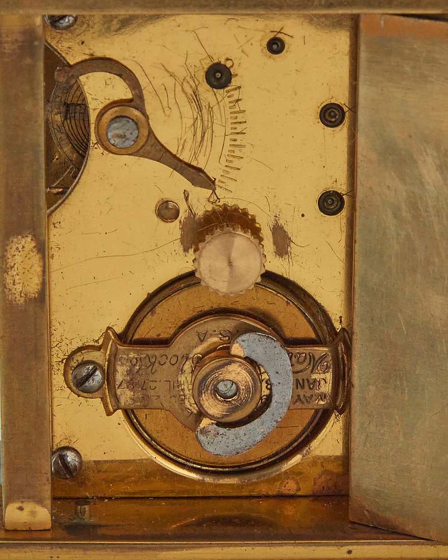 Two brass carriage clocks - 4