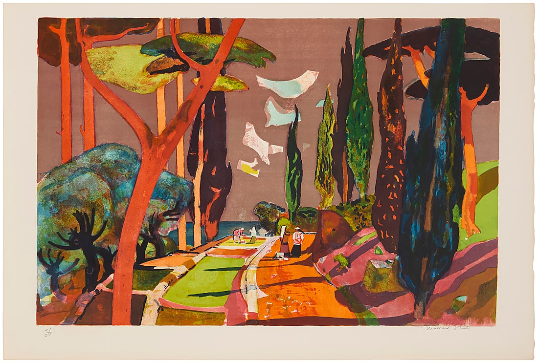Millard Sheets (1907-1989), "Field," circa 1977 (1 of 7)