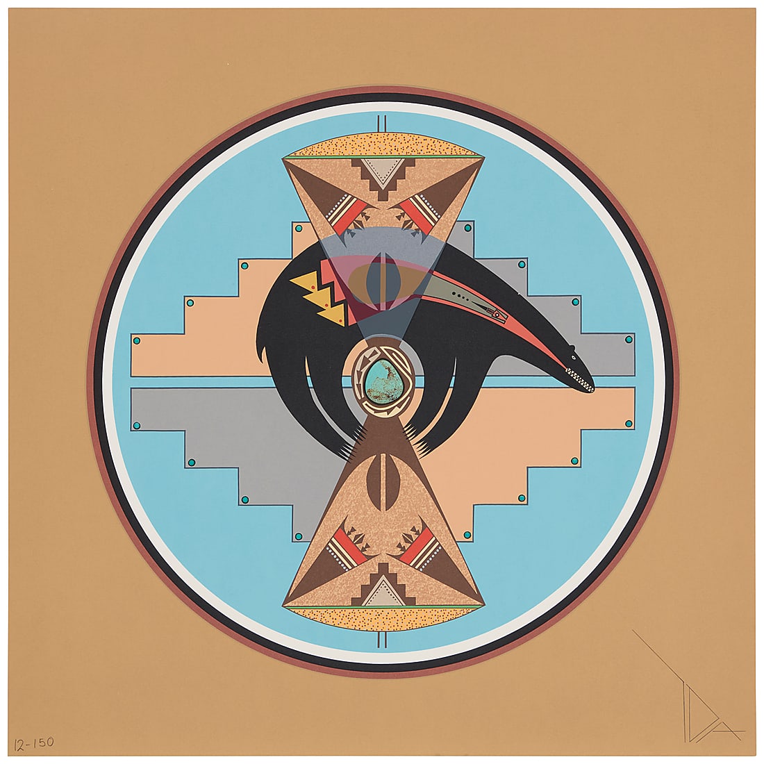Tony Da (1940-2008, San Ildefonso Pueblo), "Fetish Bear," 1995 (1 of 5)