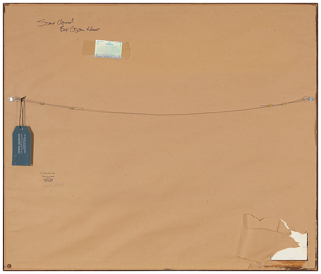 Oscar Howe (1915-1983, Yanktonai Dakota), "Sioux Council" - 6