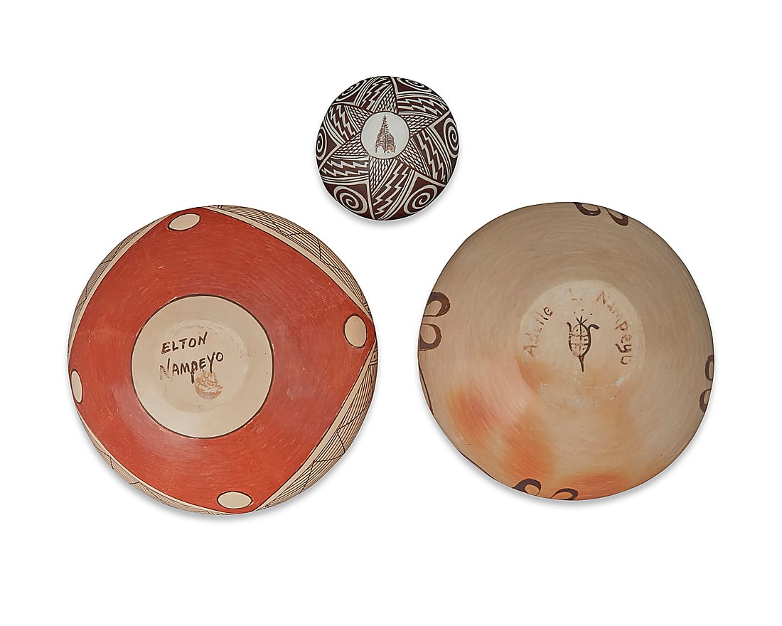 Five Hopi pottery items - 4