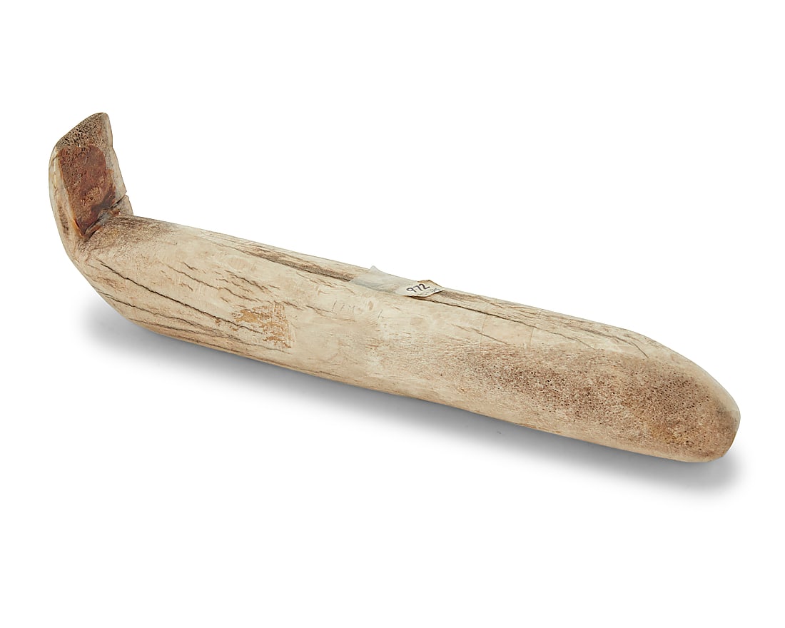 An elk horn hide scraper - 2