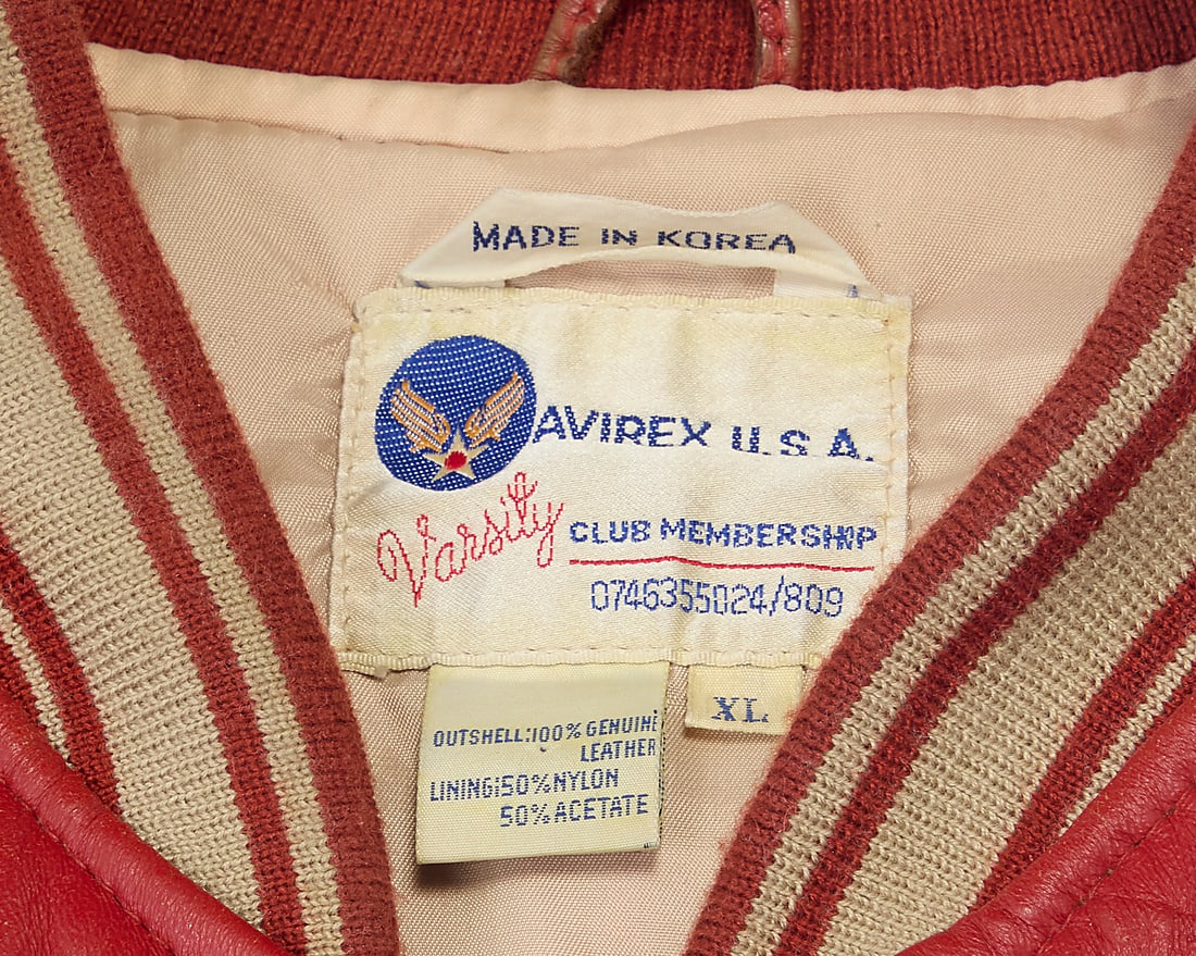 Two Avirex leather bomber jackets - 3