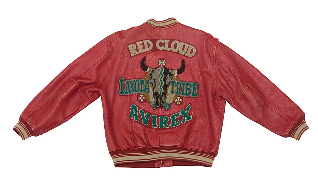 Two Avirex leather bomber jackets - 4