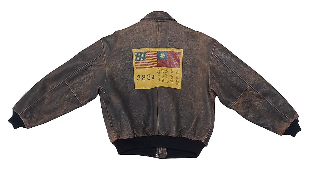 Two Avirex leather bomber jackets - 7