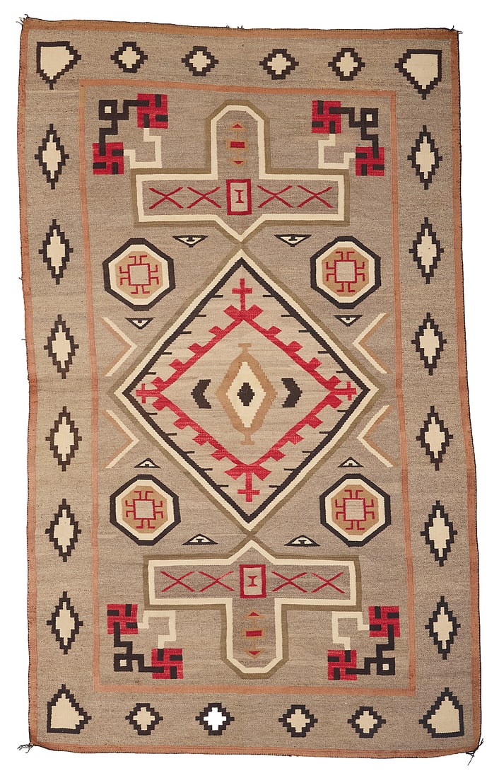 A Dine (Navajo) Crystal JB Moore rug (1 of 3)