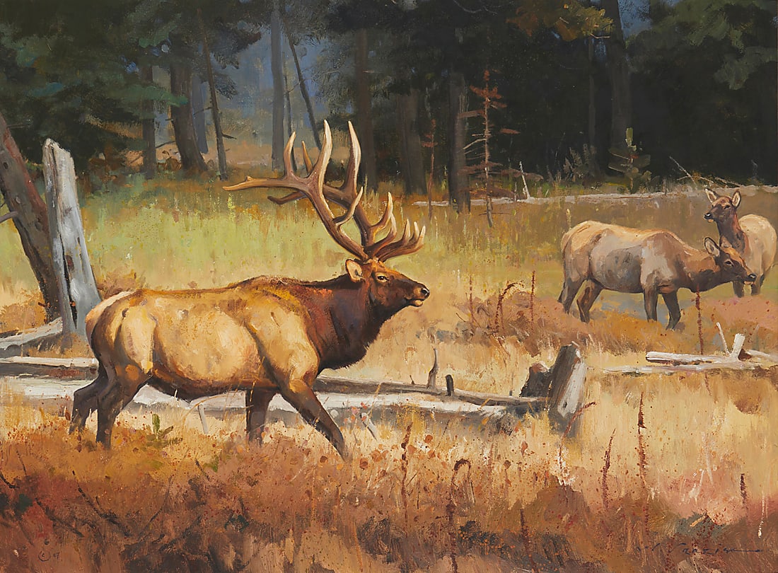 Luke Frazier, (b. 1950), "Arizona Roundup," 2007, Oil on Masonite (1 of 8)