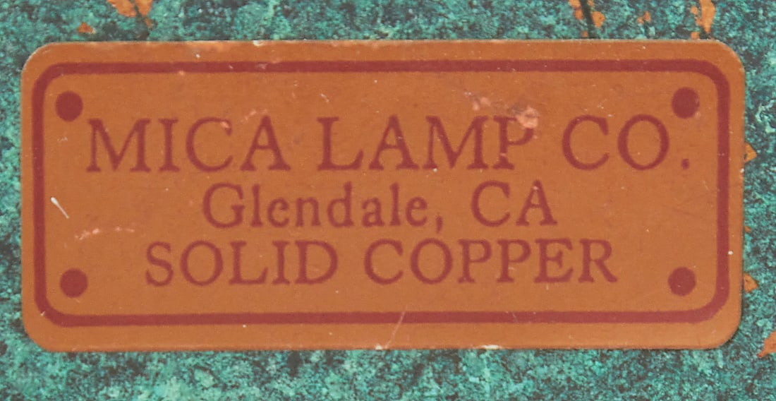 A Mica Lamp Co. table lamp - 9