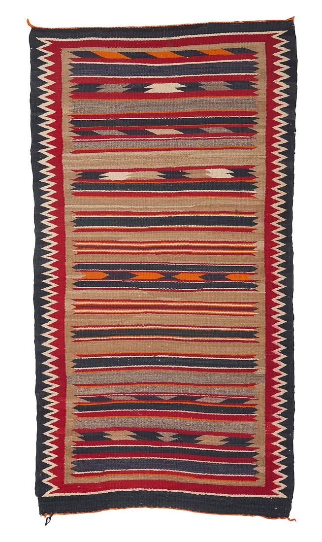 A Dine (Navajo) double saddle blanket (1 of 3)