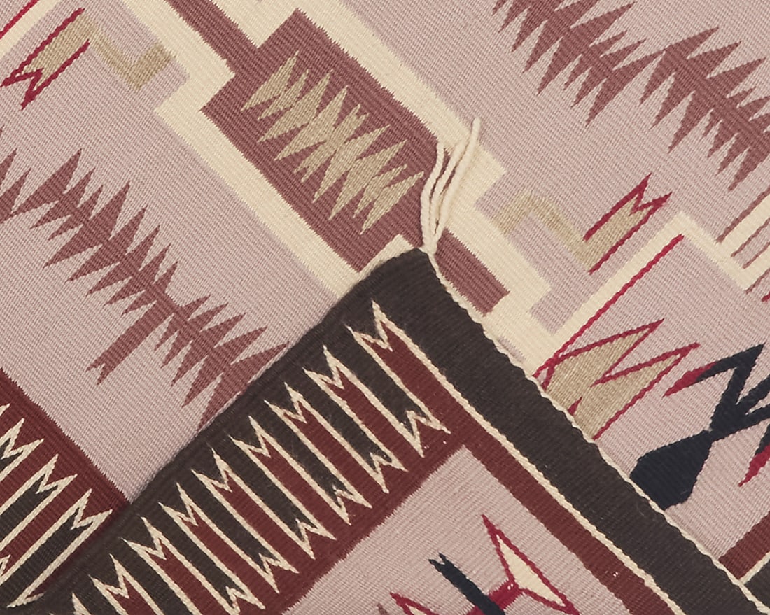 A Dine (Navajo) storm pattern rug - 2