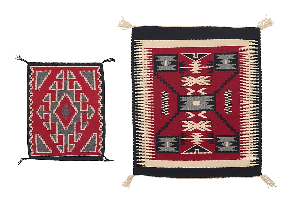 Two Dine (Navajo) Ganado throws (1 of 7)