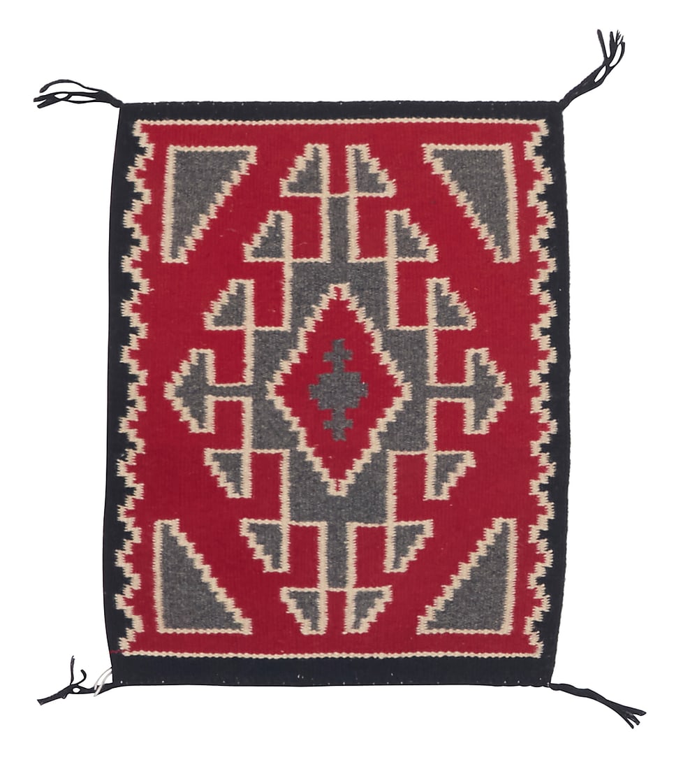 Two Dine (Navajo) Ganado throws - 4