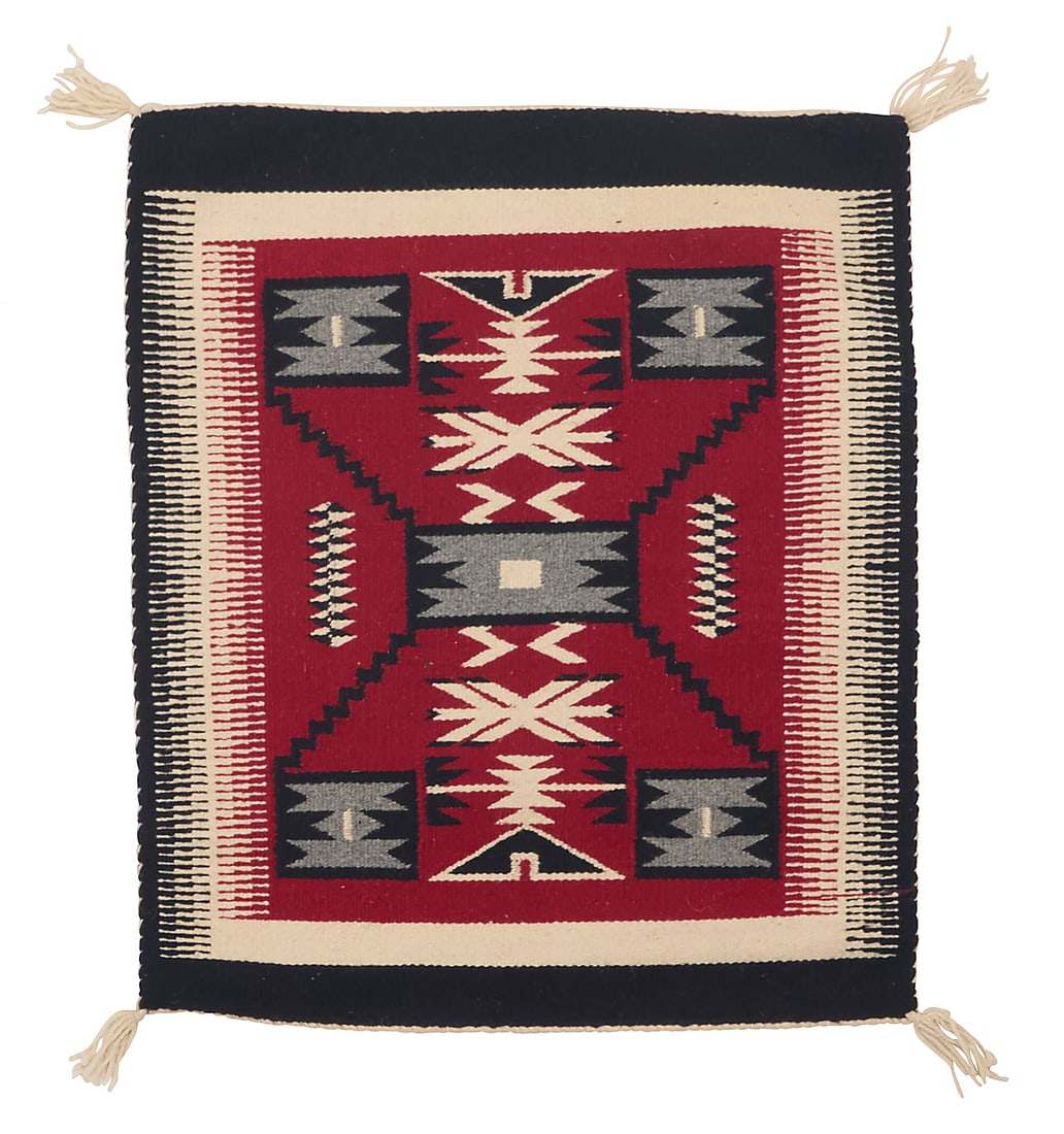 Two Dine (Navajo) Ganado throws - 5