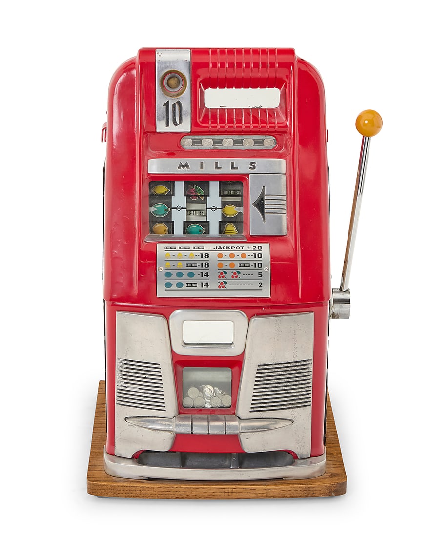 A Mills 'High Top 7-7-7' slot machine (1 of 7)