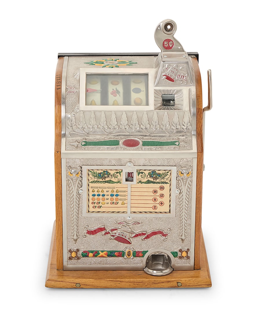 A Mills 'Liberty Bell' slot machine (1 of 9)