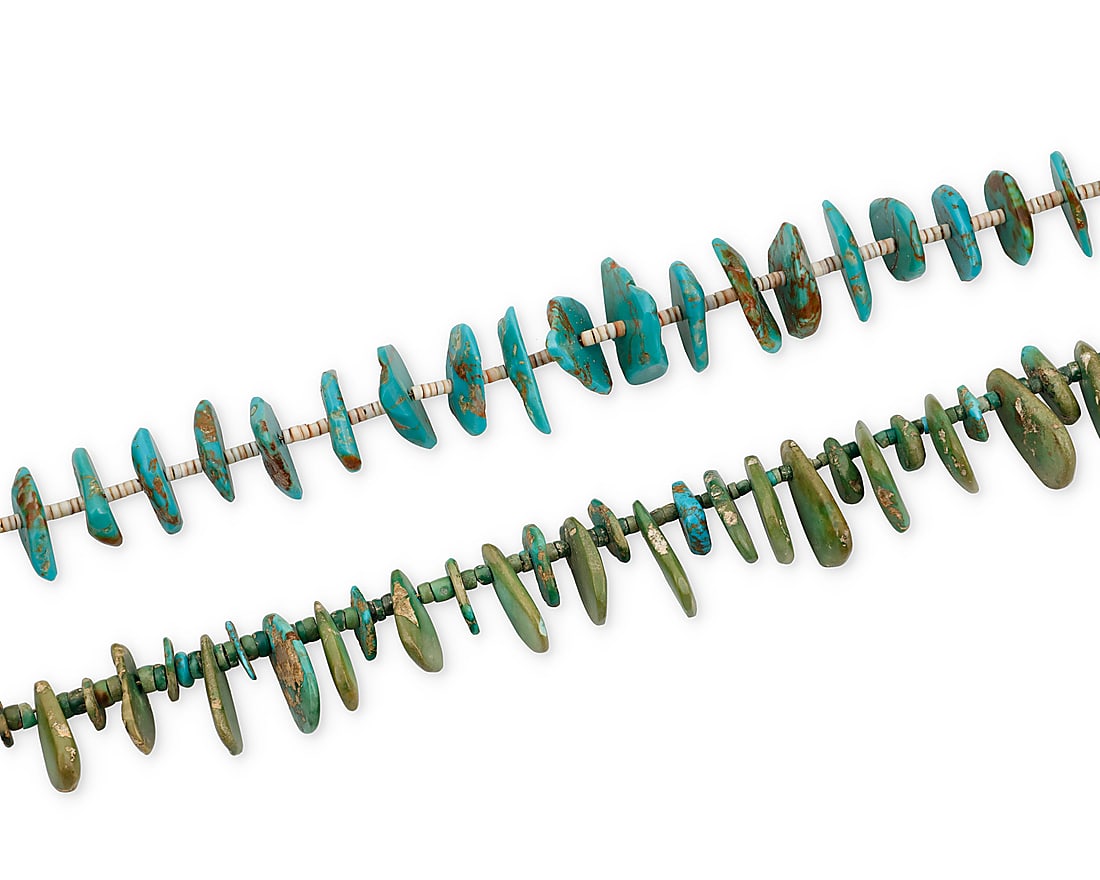 Two Pueblo turquoise necklaces - 2