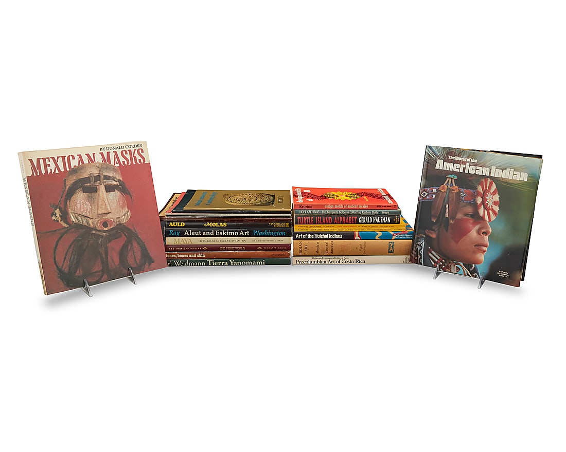 A group of books and magazines on Native American subjects (1 of 2)