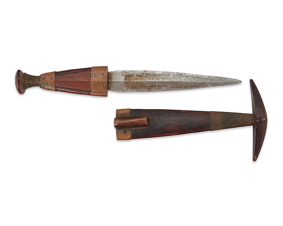 An Ovambo dagger with sheath - 2