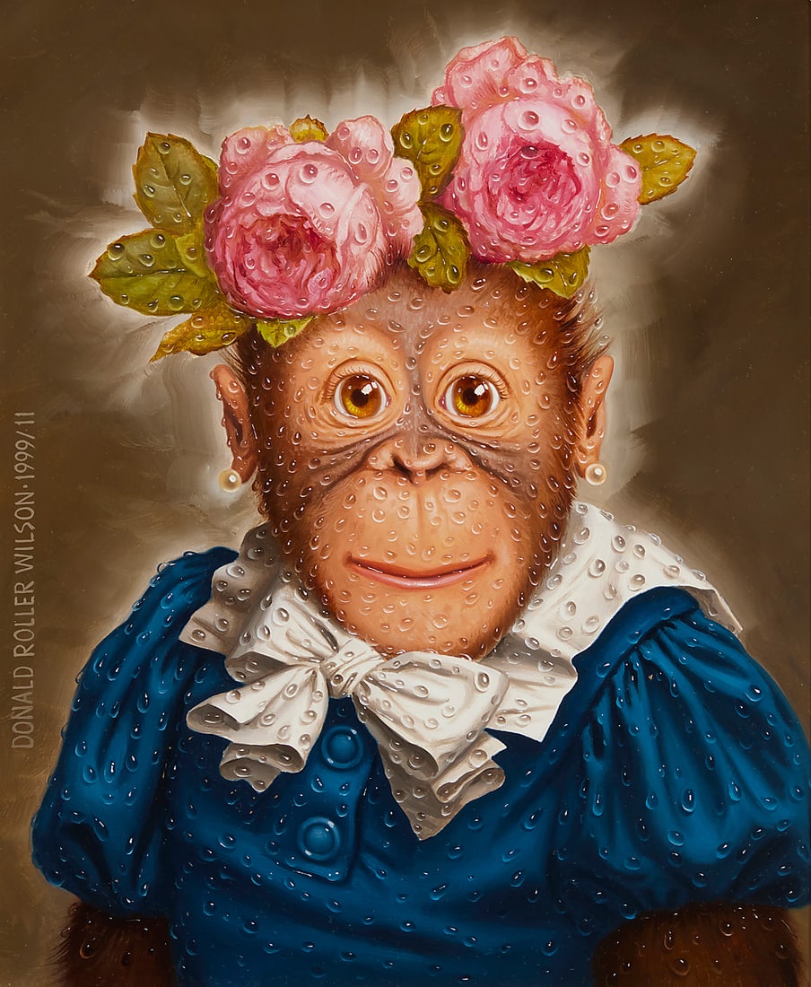 Donald Roller Wilson (b. 1938) "Cookie...(Having Come Straight From The Garden)...(Where She Had (1 of 7)