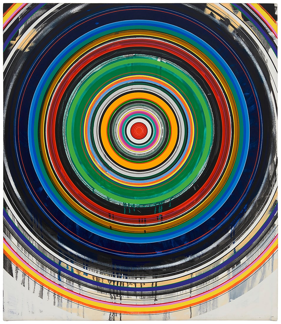 Jeffrey Simmons (b. 1968) "Soteris," 1997 Oil and alkyd on canvas Signed, titled, and dated in (1 of 5)