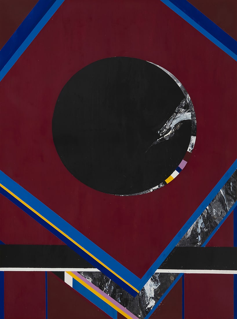 Budd Hopkins (1931-2011) Abstract with black, 1970 Acrylic on paper Signed and dated lower right (1 of 7)