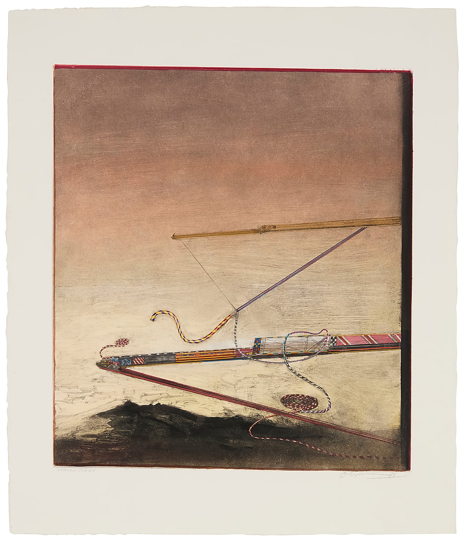 Nathan Oliveira (1928-2010), "Western Site XIV," 1978 (1 of 7)