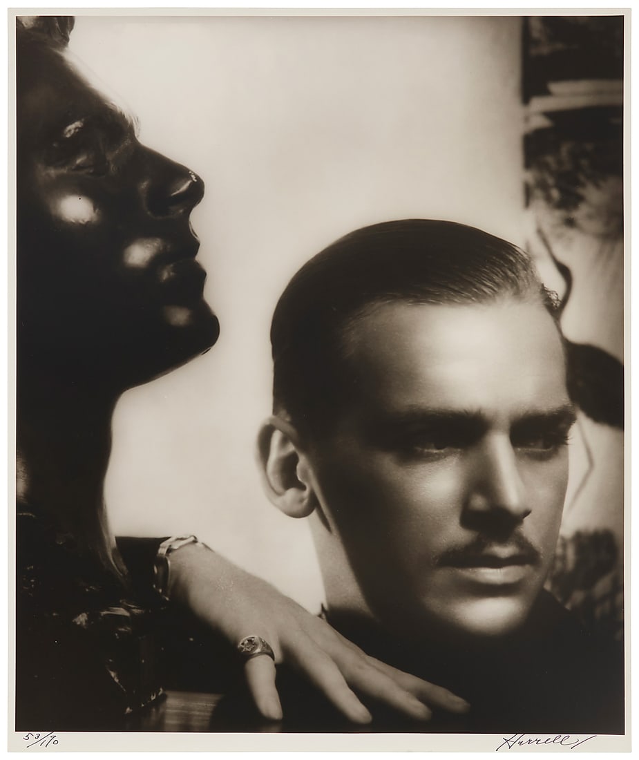 George Hurrell (1904-1992) "Douglas Fairbanks Jr," one plate from "Portfolio II," 1930-1946 (1 of 7)