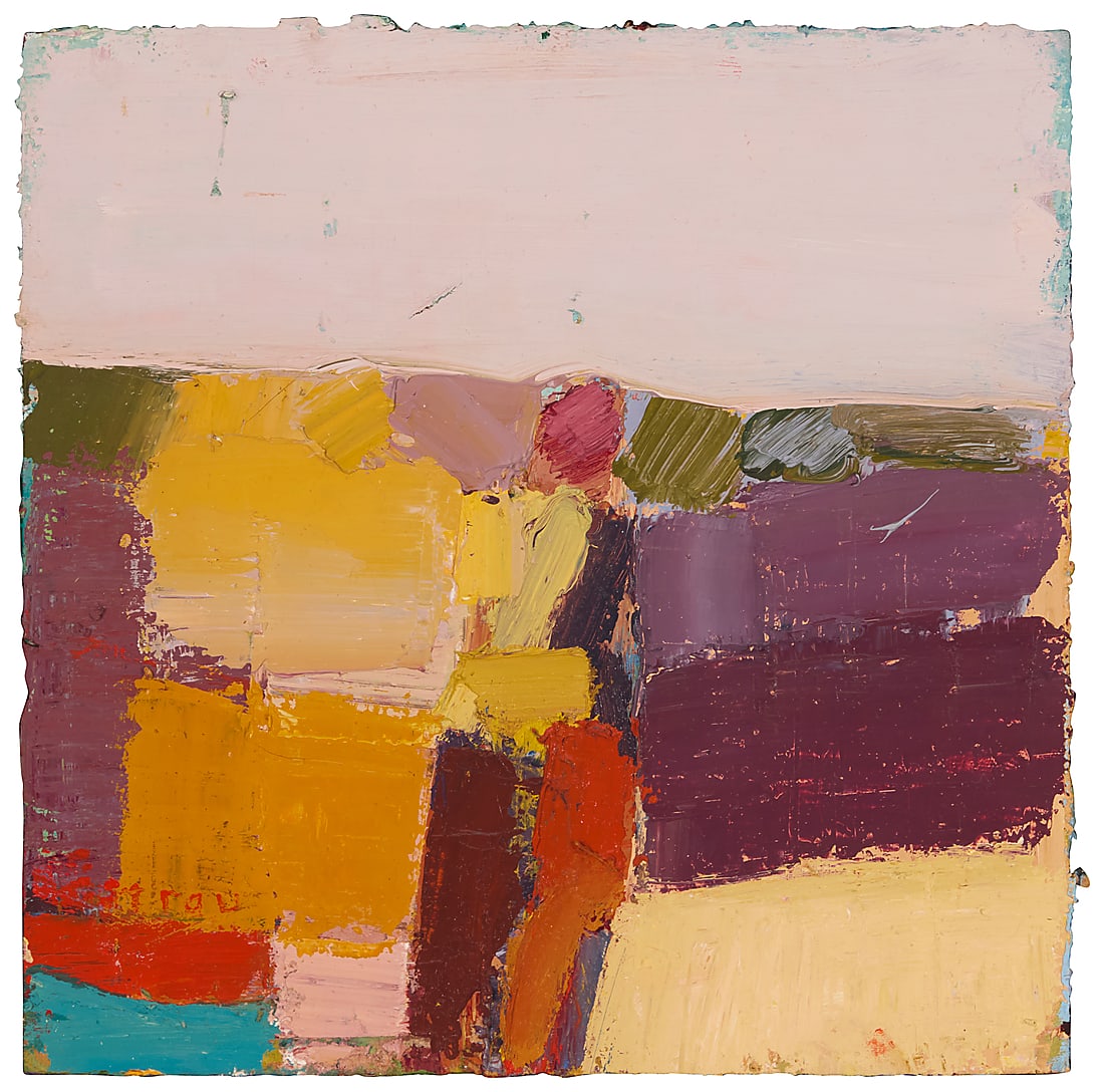Sandy Ostrau (20th/21st Century) "Mountain Pass" Oil on panel Signed lower left: Ostrau; signed (1 of 6)