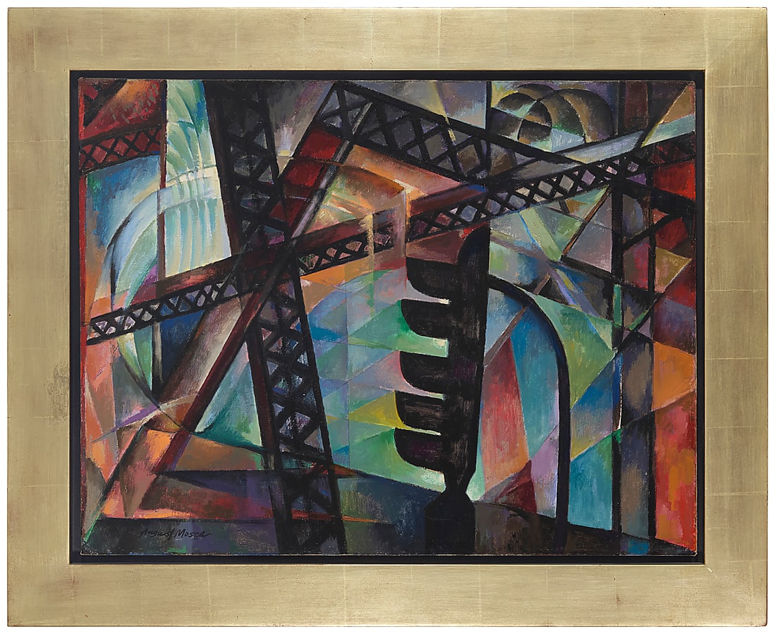 August Mosca (1909-2002), "Elevated Structure," circa 1939 - 3