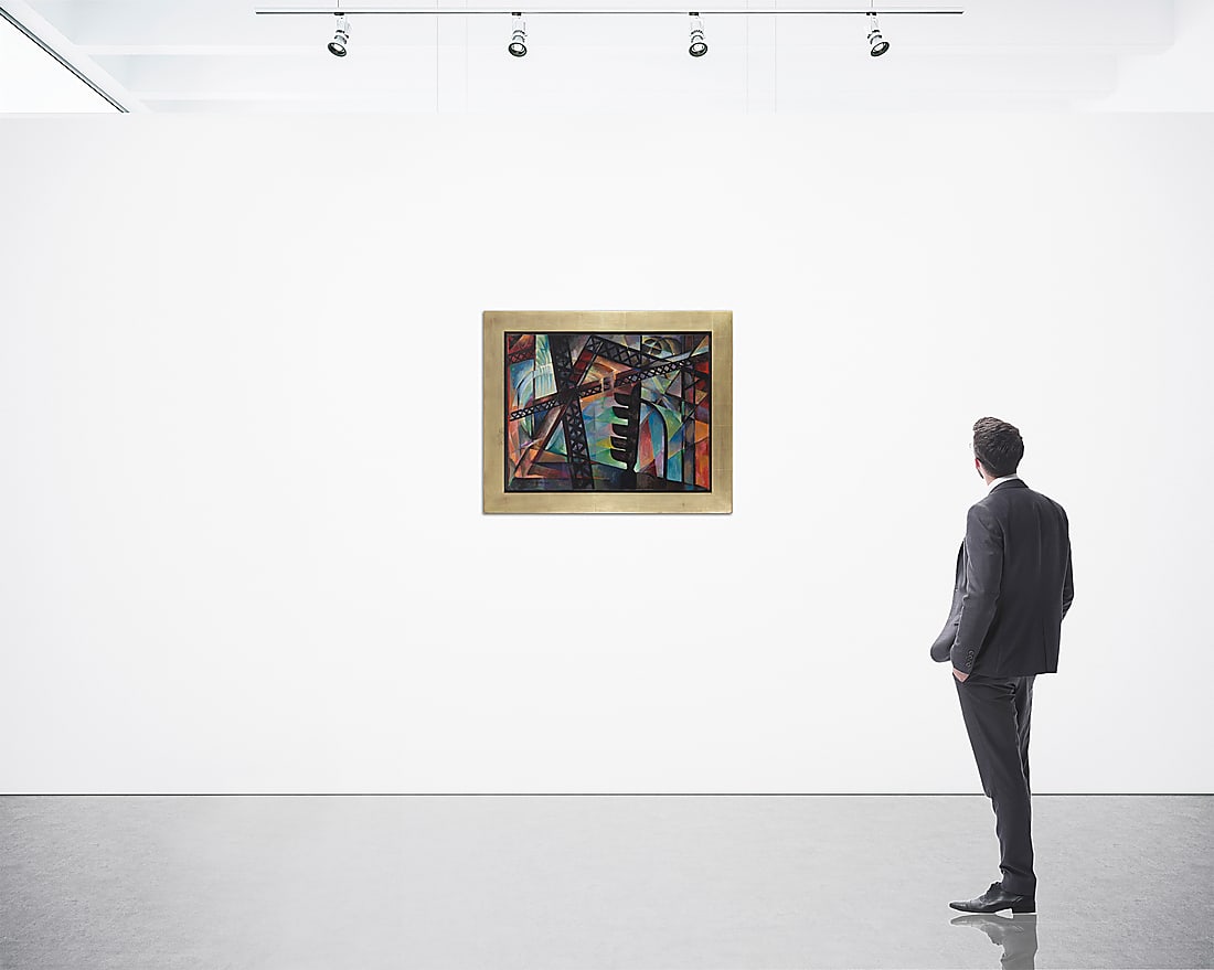 August Mosca (1909-2002), "Elevated Structure," circa 1939 - 7