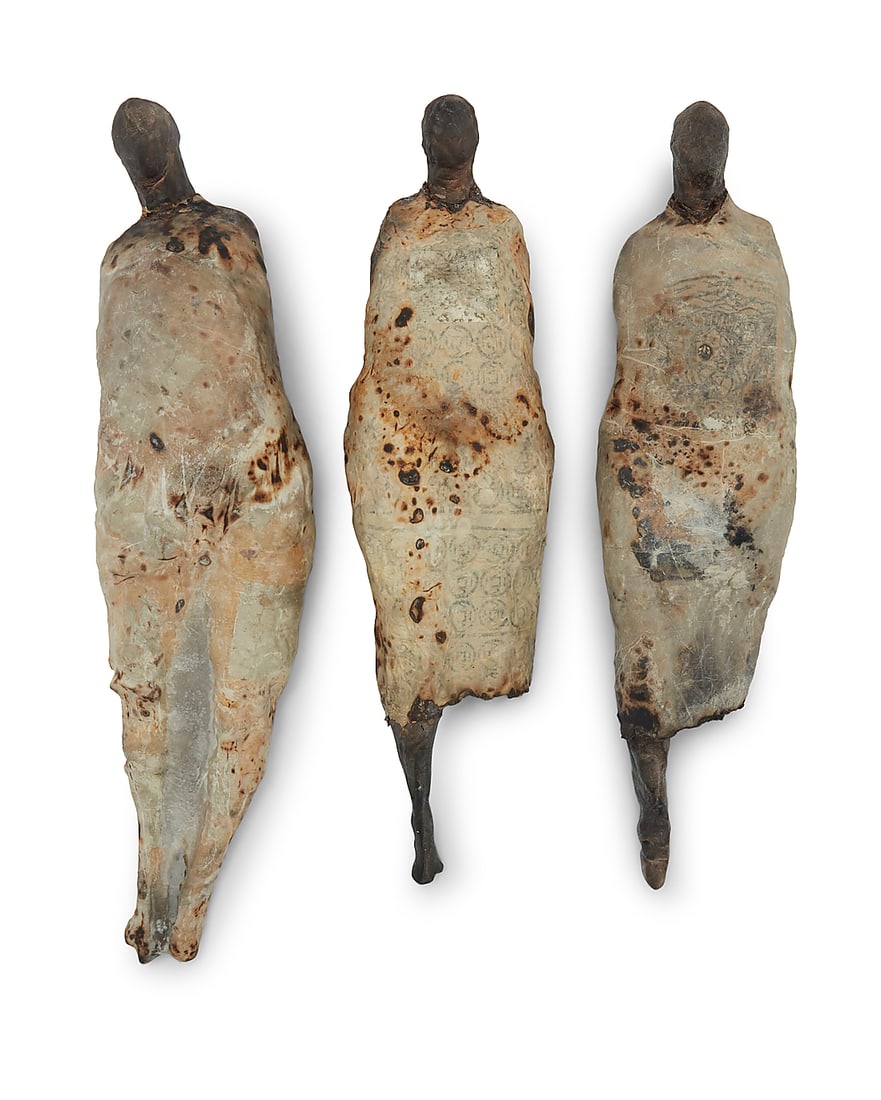 Tuan Phan (b. 1974) "Departure #5," "Stupa #13," and "Stupa #16" Glazed ceramic and mixed media (1 of 8)