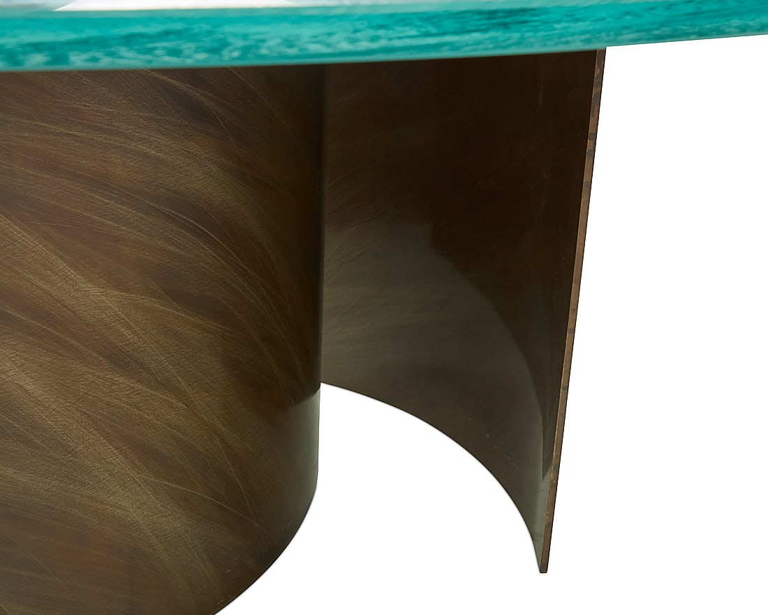 A Contemporary sculptural dining table - 6