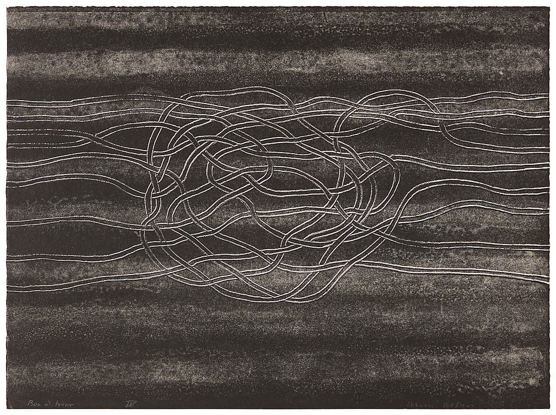 Anni Albers (1899-1994) Untitled (Line Involvement IV), one plate from the "Line Involvements" (1 of 7)
