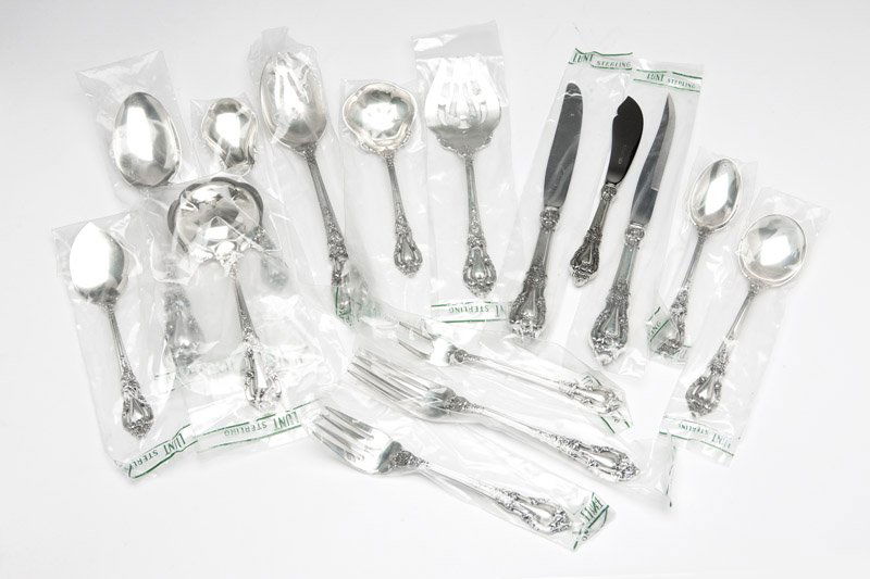 A Lunt ''Eloquence'' silver flatware service (1 of 2)