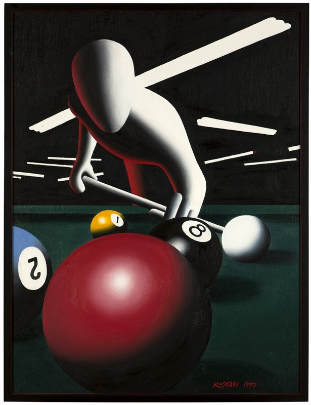 Mark Kostabi (1960-* New York, NY) (1 of 4)