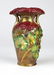 A Zsolnay ceramic geranium vase