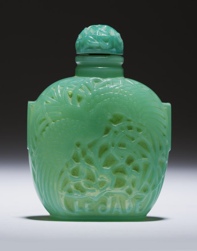 A Rene Lalique ''le Jade'' perfume bottle (1 of 4)