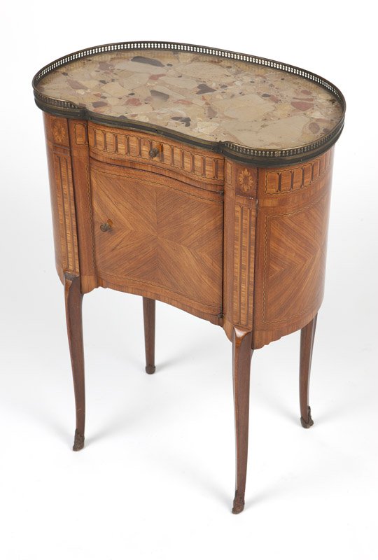 Paul Sormani Louis XV-style parquetry chiffonier (1 of 7)