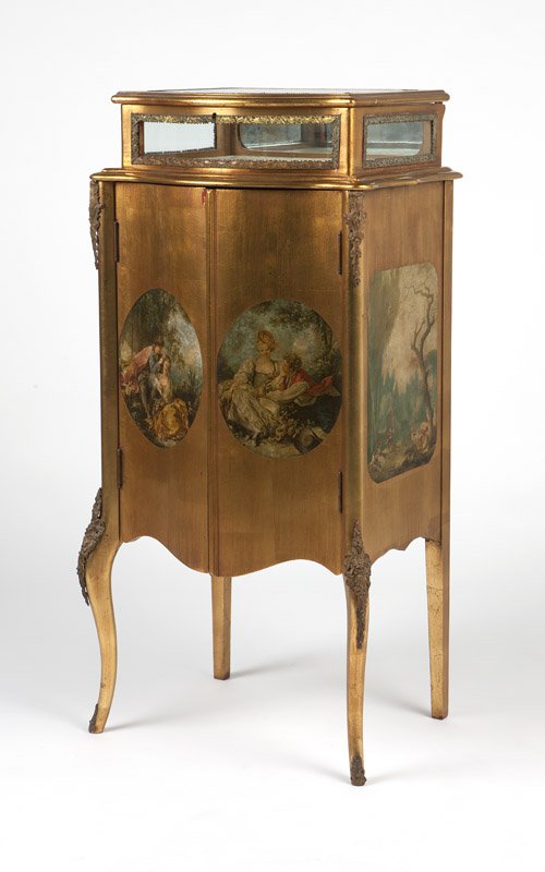 A Vernis Martin gilt bronze-mounted music cabinet (1 of 4)