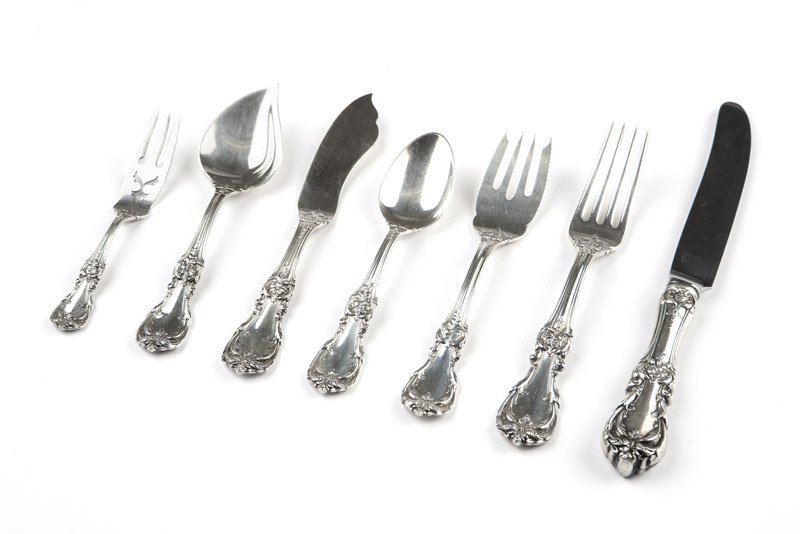 A partial Reed & Barton sterling flatware service (1 of 1)
