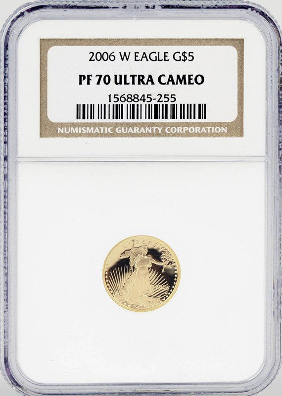 A 2006 $5 US Gold Eagle Coin (1 of 2)